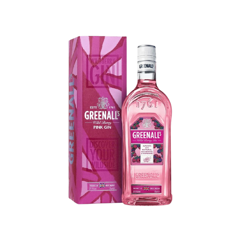 Greenall’s Pink GIN + 6 Sugar Free Pink Tonic